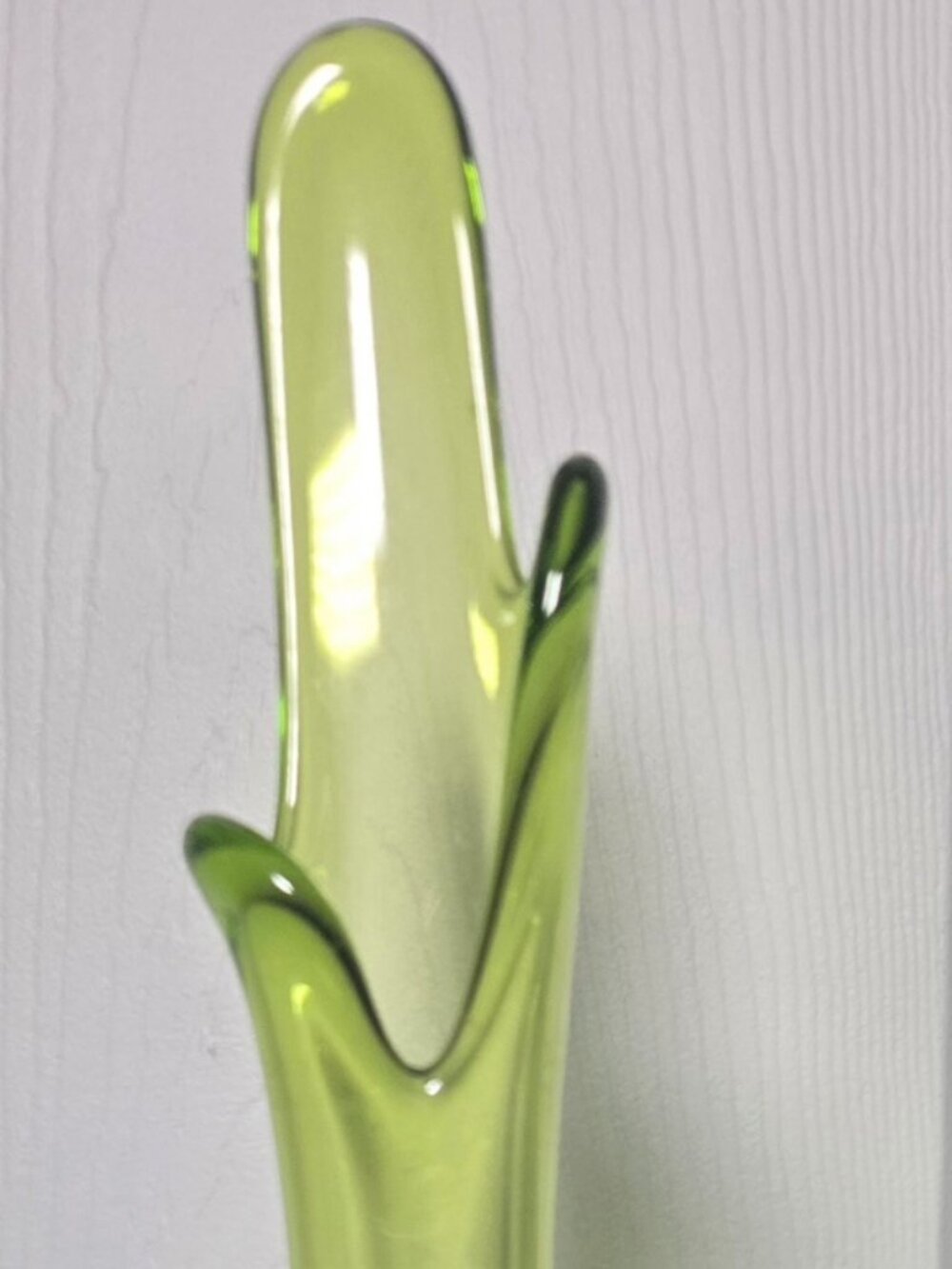 Vintage Green Swung Vase 15"